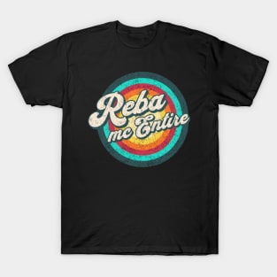 reba/ name in rainbow circle T-Shirt